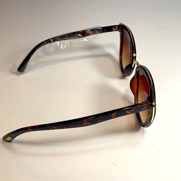 Cat Eye Sunglasses Brown / Leopard Sunnies - Picture 8 of 10
